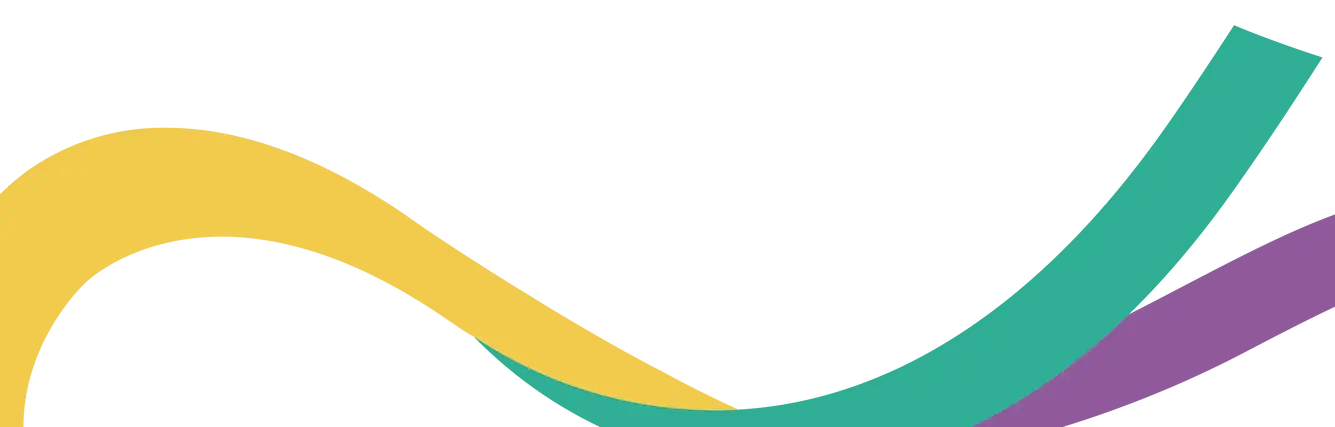 Bande graphique colorée AL events