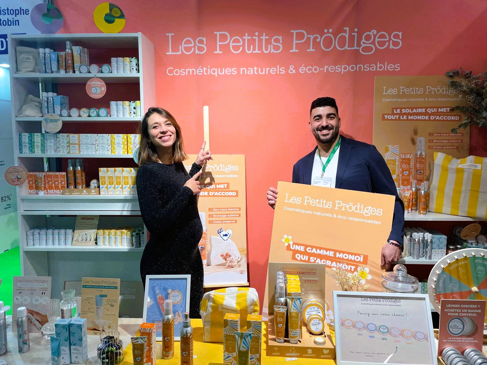 Stand professionnel conçu par AL events pour Les Petits Prodiges au salon Pharmagora à Paris